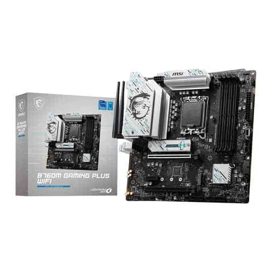 (image for) MSI Intel B760M GAMING PLUS WIFI DDR5 ATX Refurbished Motherboard